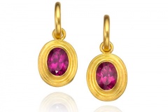 Rubellite Earrings