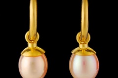 Pink Pearl Earrings