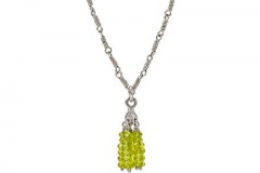 Beaded Peridot Necklace