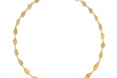 Yellow Tourmaline Briolet Necklace