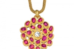 Ruby and Diamond Pendant