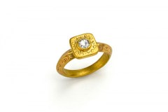 Medieval Posy Diamond Ring