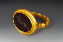 Wild Boar Intaglio Ring